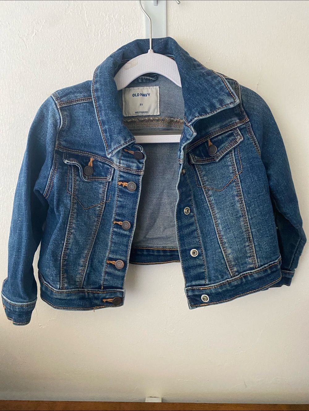 Old Navy Kids' Medium Blue Denim Jacket